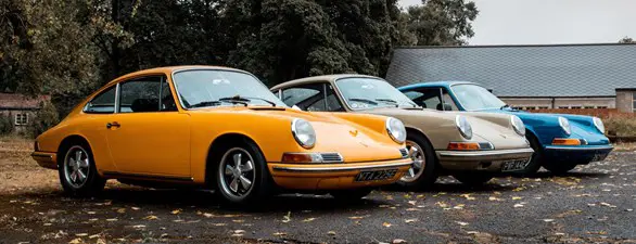 Classic Porsche 911, 912 car collection